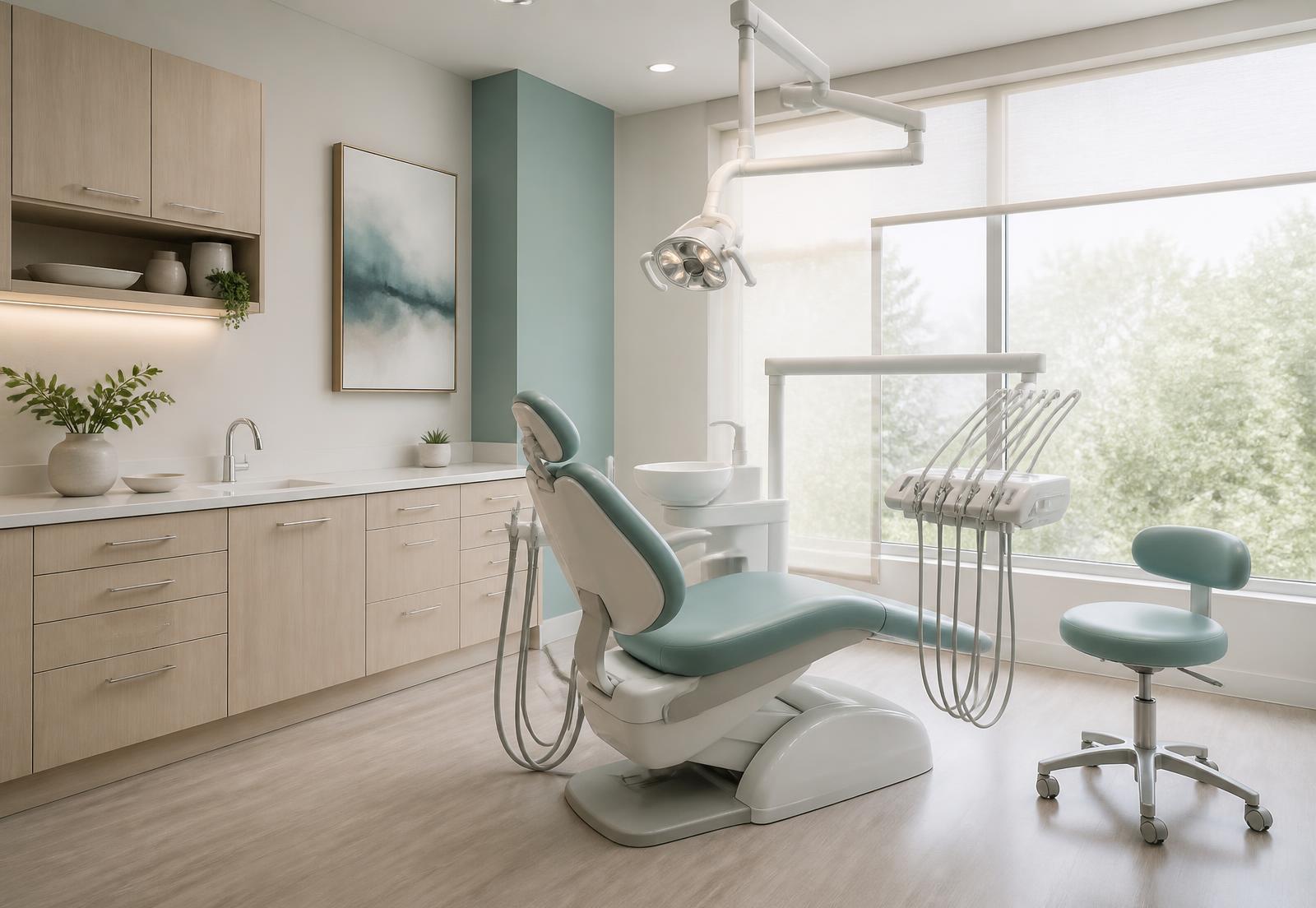 Treatment room interior